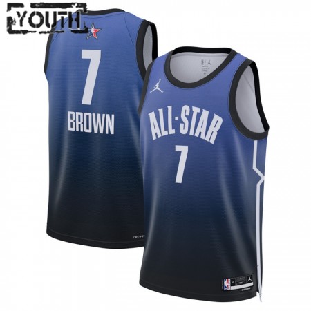 Barn All-Star 2023 Tröja Team 1 Jaylen Brown 7 Nike Blå Swingman Barn All-Star 2023 Tröja Team 1 Jaylen Brown 7 Nike Blå Swingman